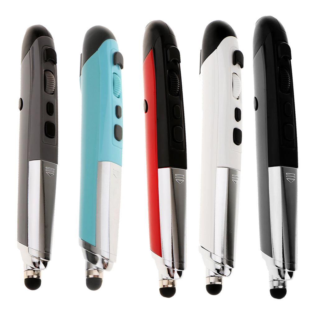 2.4G Wireless Optical USB Pen Mouse For PC Laptop Drawing Teaching PPT Blue