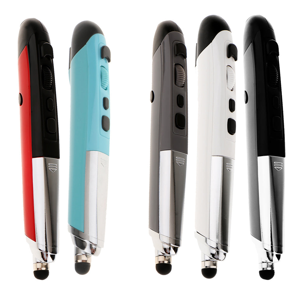 2.4G Wireless Optical USB Pen Mouse For PC Laptop Drawing Teaching PPT Blue