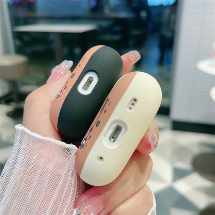 For AirPods with Charging Case (2016) / (2019) / AirPods with Wireless Charging Case (2019) TPU Cover Earphone Case - White