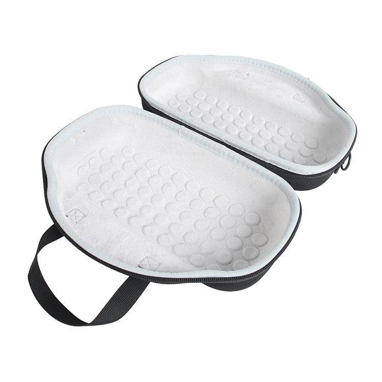 For Bose Soundlink Max Oxford Cloth+ EVA Storage Case Bluetooth Speaker Carrying Bag with Shoulder Strap - Black / Grey