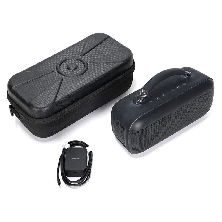 For Bose Soundlink Max Storage Bag Hard EVA Bluetooth Speaker Carrying Case with Shoulder Strap