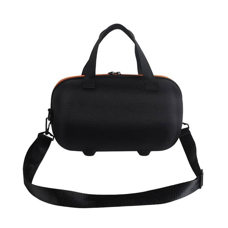 For Harman Kardon Allure Essential Carrying Case Bluetooth Speaker Storage Bag with Shoulder Strap - Black / Orange