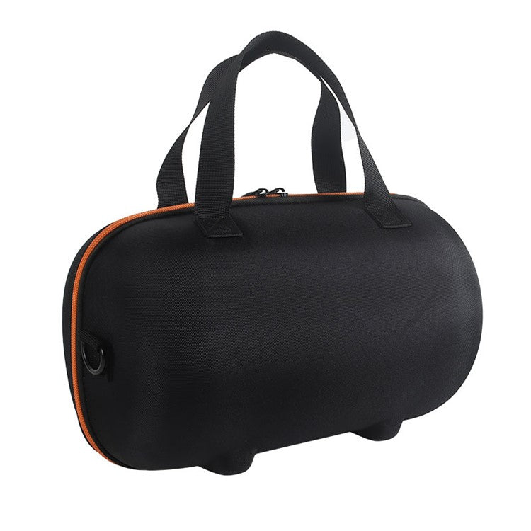 For Harman Kardon Allure Essential Carrying Case Bluetooth Speaker Storage Bag with Shoulder Strap - Black / Orange