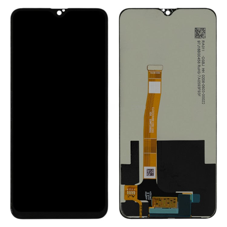 LCD Screen and Digitizer Assembly Spare Part (without Logo) for Realme 5 Pro / Realme Q - Black