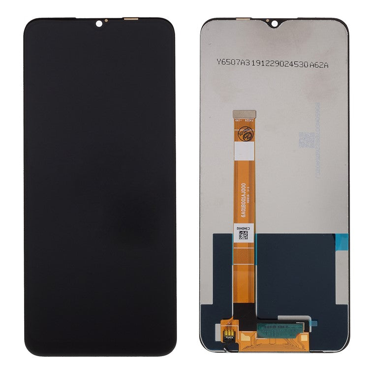 LCD Screen and Digitizer Assembly Replace Part (without Logo) for Oppo A8/A11/A11X/A9 2020/A5 2020/A31 2020/Realme 5/5i/6i - Black