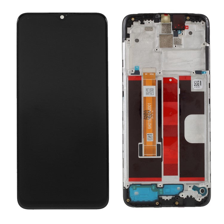 OEM LCD Screen and Digitizer Assembly + Frame Part for OPPO A9 (2020)/A11X