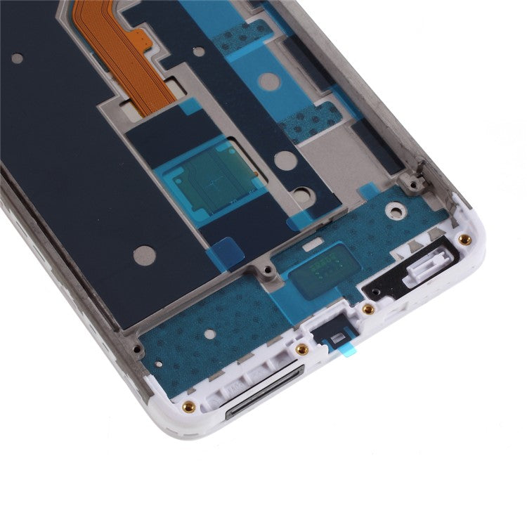 Assembly LCD Screen and Digitizer Assembly + Frame Part for Oppo A37 - White
