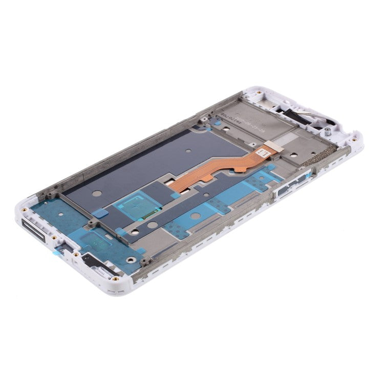 Assembly LCD Screen and Digitizer Assembly + Frame Part for Oppo A37 - White