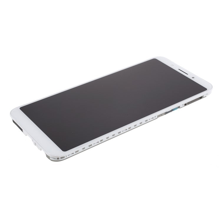 Assembly LCD Screen and Digitizer Assembly + Frame Replacement for OPPO A83 - White