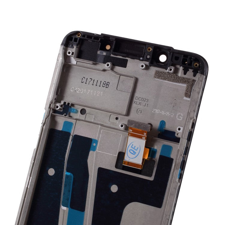 Assembly LCD Screen and Digitizer Assembly + Frame Spare Part for OPPO A73 / F5 Youth - Black