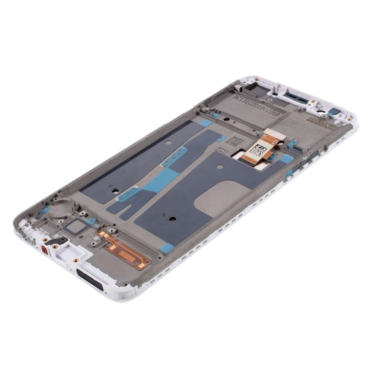 Assembly LCD Screen and Digitizer Assembly + Frame Spare Part for OPPO A73 / F5 Youth - White