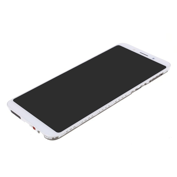 Assembly LCD Screen and Digitizer Assembly + Frame Spare Part for OPPO A73 / F5 Youth - White