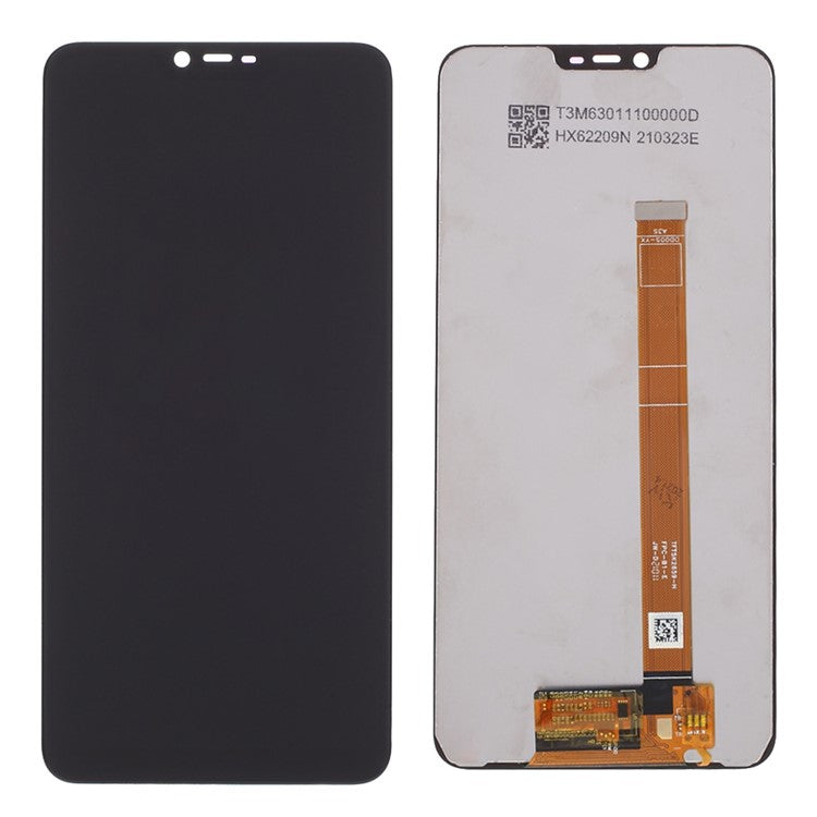OEM LCD Screen and Digitizer Assembly Repair Part for OPPO A5 / A3S / Realme C1 / Realme 2 - Black