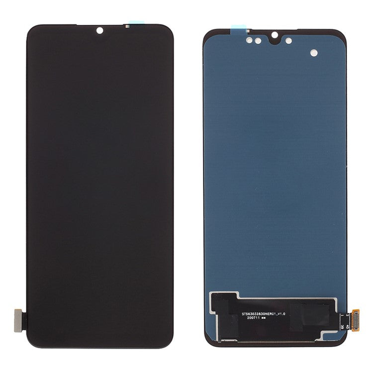 LCD Screen and Digitizer Assembly Part (TFT Version) for OPPO Reno3 / A91 / F15 / Find X2 Lite / F17 / A73 4G - Black
