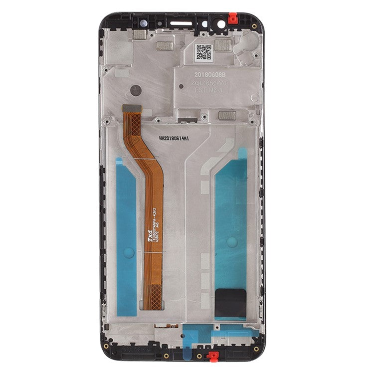 Grade B LCD Screen and Digitizer Assembly + Frame (without Logo) for Asus Zenfone Max Pro (M1) ZB601KL/ZB602KL - Black