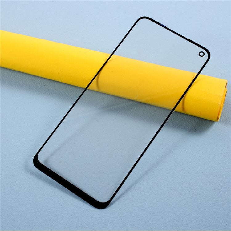 Screen Glass Lens + OCA Adhesive Replace Part for Oppo A52 2020 CPH2061, CPH2069, PADM00, PDAM10 - Black