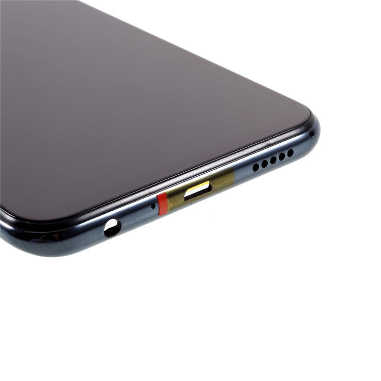 LCD Screen Display Digitizer Assembly with Frame (Without Logo) for Huawei Y9 (2019) / Enjoy 9 Plus - Black