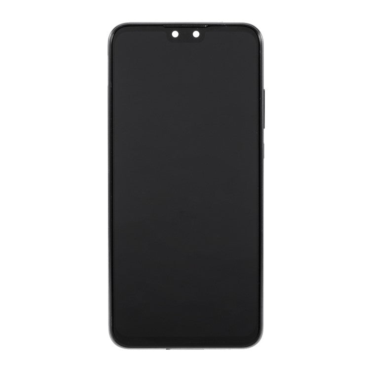 LCD Screen Display Digitizer Assembly with Frame (Without Logo) for Huawei Y9 (2019) / Enjoy 9 Plus - Black