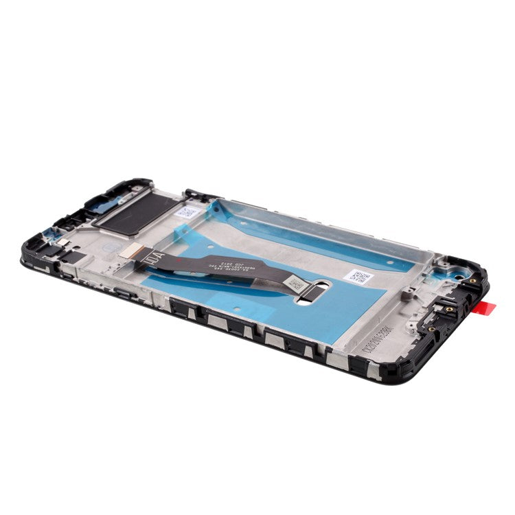 Grade B LCD Screen Display Digitizer Assembly + Frame (without Logo) for Huawei Enjoy 10e/Y6p/Honor 9A - Black