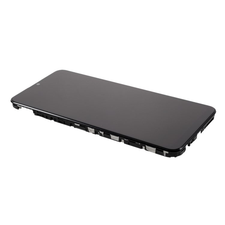 Grade B LCD Screen Display Digitizer Assembly + Frame (without Logo) for Huawei Enjoy 10e/Y6p/Honor 9A - Black