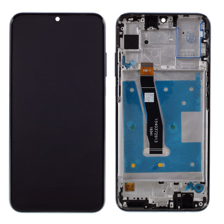 Grade B LCD Screen and Digitizer Assembly + Frame (Without Logo) for Huawei Honor 10 Lite - Black