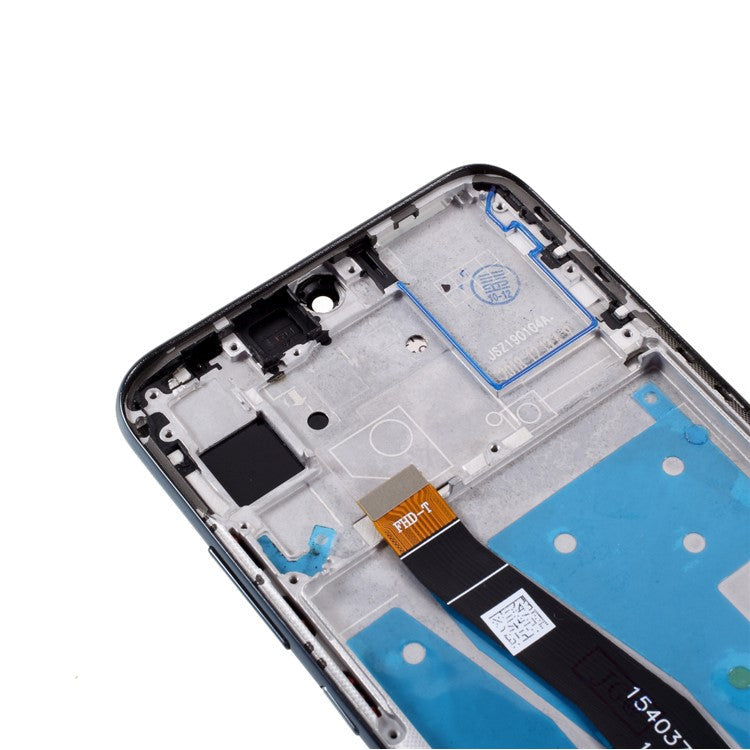 Grade B LCD Screen and Digitizer Assembly + Frame (Without Logo) for Huawei Honor 10 Lite - Black