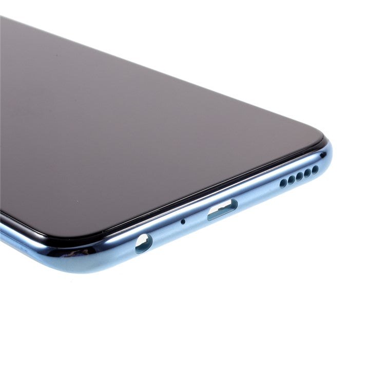 Grade B LCD Screen and Digitizer Assembly + Frame (Without Logo) for Huawei Honor 10 Lite - Blue