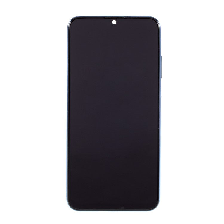 Grade B LCD Screen and Digitizer Assembly + Frame (Without Logo) for Huawei Honor 10 Lite - Blue