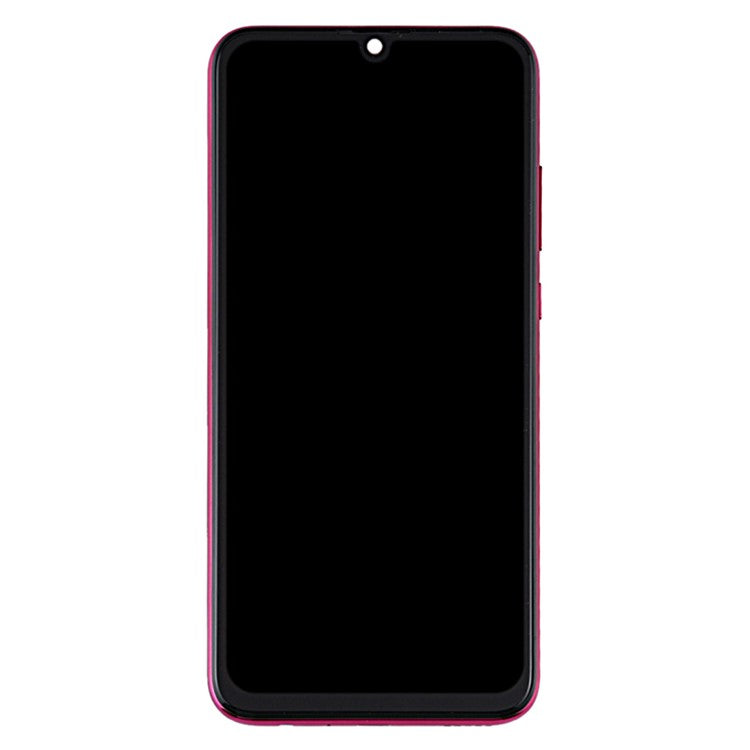 Grade B LCD Screen and Digitizer Assembly + Frame (without Logo) for Huawei Honor 10 Lite - Red