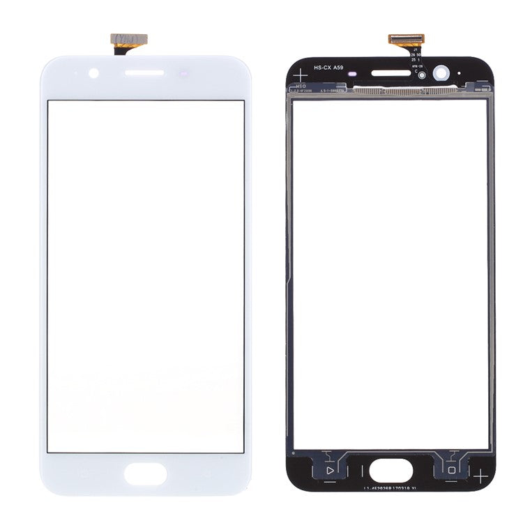 Digitizer Touch Screen Glass Replace Part for Oppo A59 (without Logo) - White