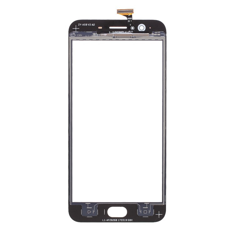 Digitizer Touch Screen Glass Replace Part (without Logo) for Oppo A59 - Black