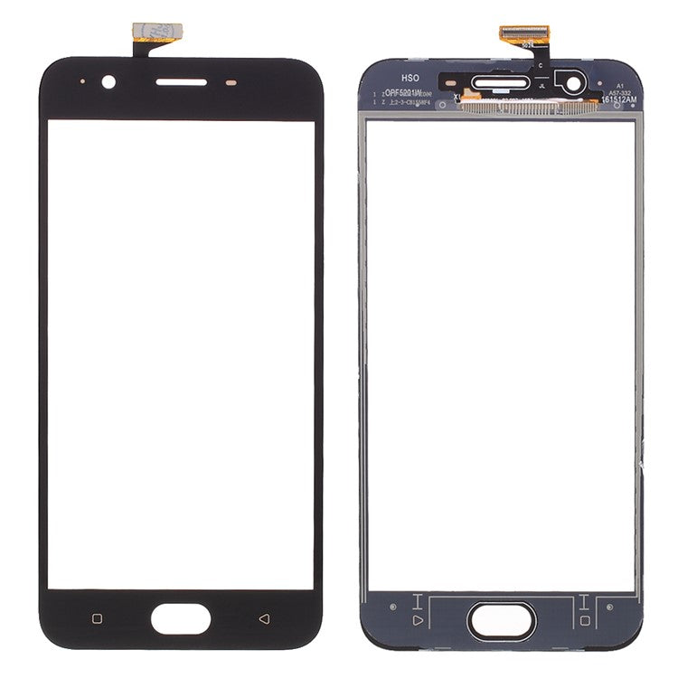 Digitizer Touch Screen Glass Replace Part (without Logo) for Oppo A57 - Black