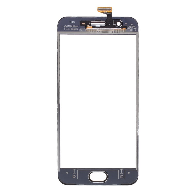 Digitizer Touch Screen Glass Replace Part (without Logo) for Oppo A57 - Black