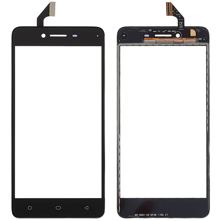 For Oppo A37 Digitizer Touch Screen Glass Replacement Part (without Logo) - Black