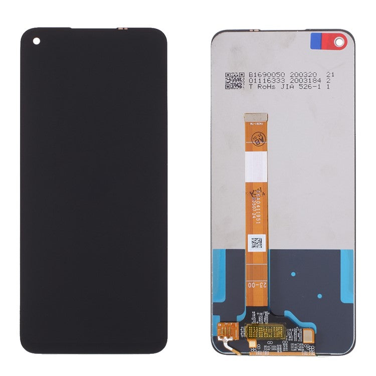 LCD Screen and Digitizer Assembly Spare Replacement Part for Oppo A93 5G - Black