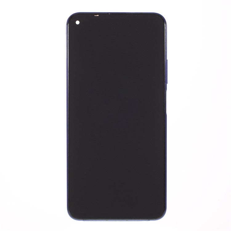 Grade B Assembly LCD Screen and Digitizer Assembly + Frame Part (without Logo) for Huawei Honor 20 YAL-L21 - Blue