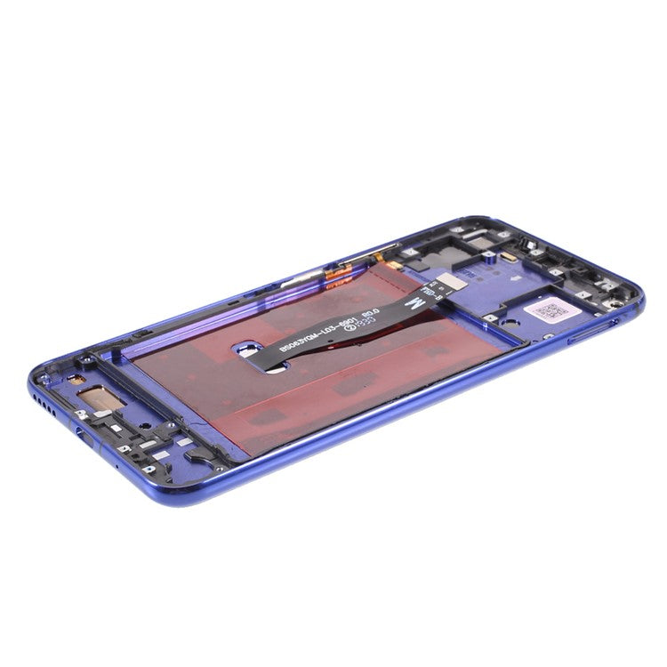 Grade B Assembly LCD Screen and Digitizer Assembly + Frame Part (without Logo) for Huawei Honor 20 YAL-L21 - Blue