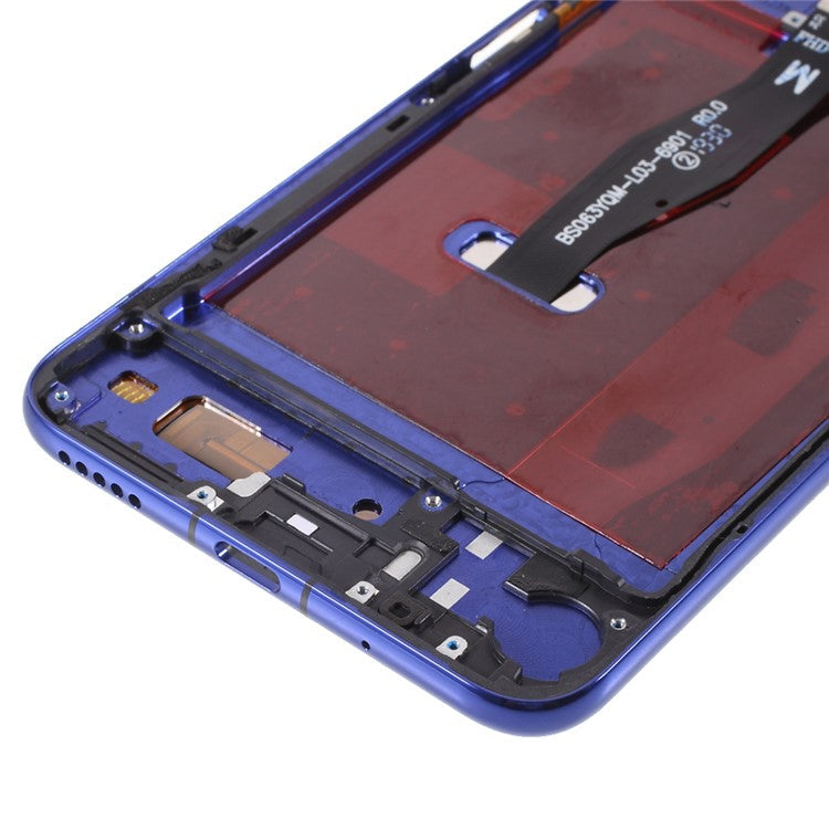 Grade B Assembly LCD Screen and Digitizer Assembly + Frame Part (without Logo) for Huawei Honor 20 YAL-L21 - Blue
