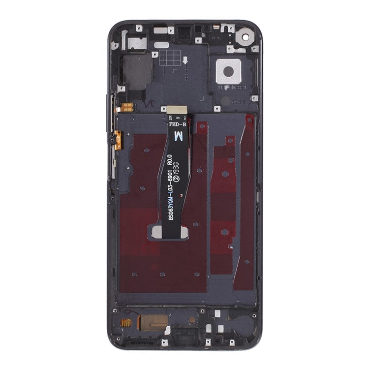 Grade B Assembly LCD Screen and Digitizer Assembly + Frame Part (without Logo) for Huawei Honor 20 YAL-L21 - Black