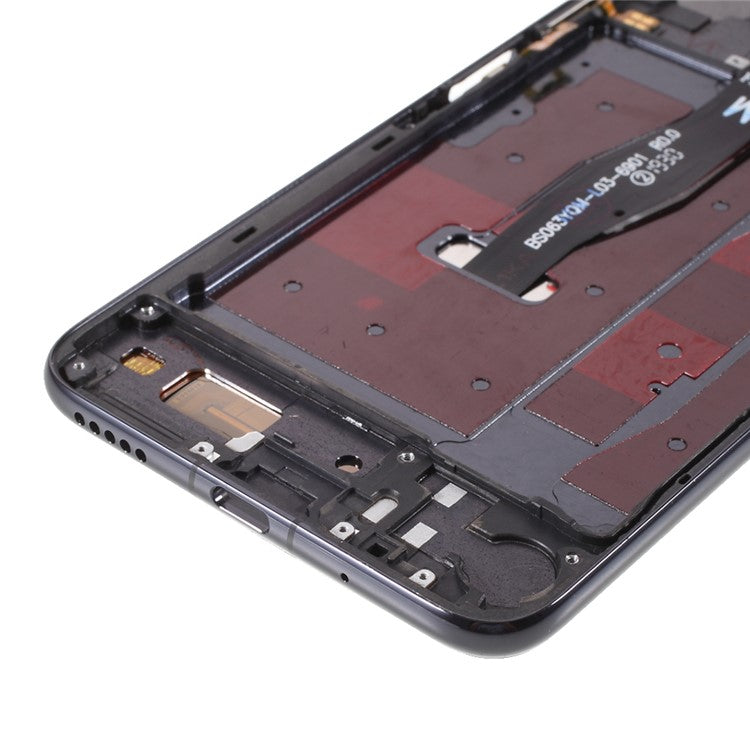 Grade B Assembly LCD Screen and Digitizer Assembly + Frame Part (without Logo) for Huawei Honor 20 YAL-L21 - Black