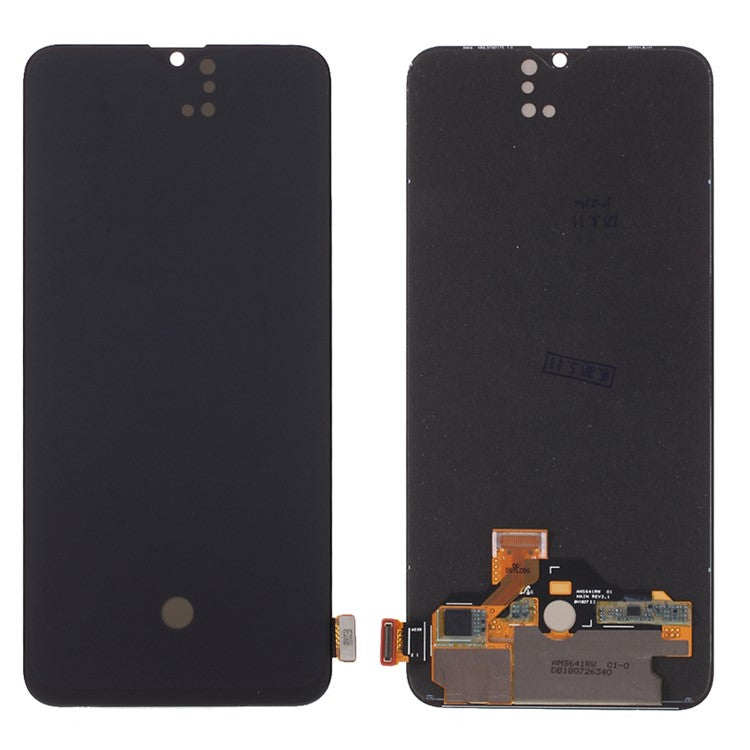 LCD Screen and Digitizer Assembly Part for Oppo Reno Z/K5/Realme XT/Realme X2 (Non-OEM Screen Glass Lens, OEM Other Parts) - Black