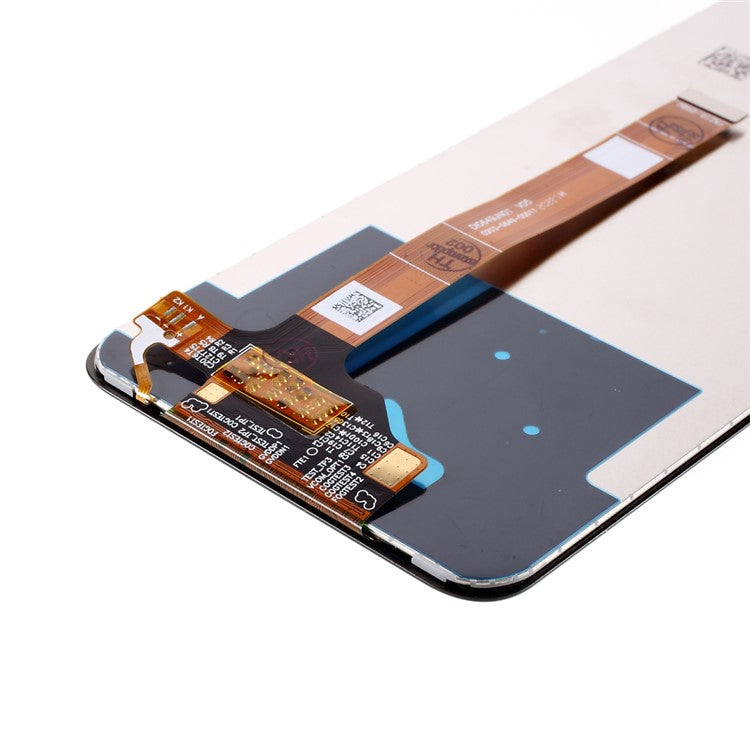 For OPPO A72 LCD Screen and Digitizer Assembly Spare Replacement Part (without Logo) - Black