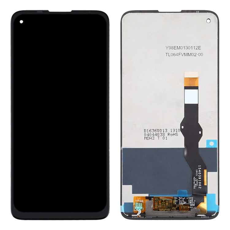 LCD Screen and Digitizer Assembly Part (without logo) for Motorola Moto G Stylus 2020 - Black