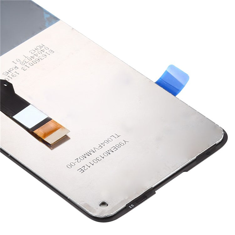 LCD Screen and Digitizer Assembly Part (without logo) for Motorola Moto G Stylus 2020 - Black