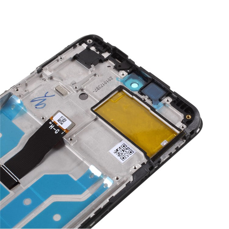 LCD Screen and Digitizer Assembly + Frame Part (Without Logo) for Honor 10X Lite