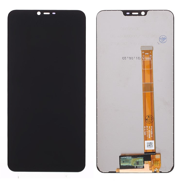 LCD Screen and Digitizer Assembly Part for Oppo A12e - Black