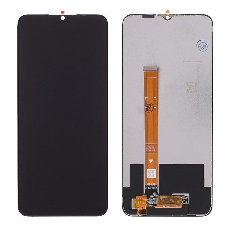 OEM LCD Screen and Digitizer Assembly Part for Realme C25 - Black
