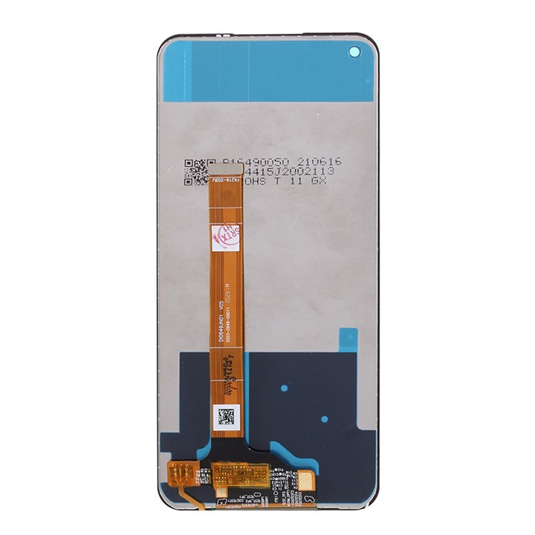 LCD Screen and Digitizer Assembly Repair Part for Oppo A73 5G / Oppo A72 5G / Realme V5 5G / Realme Q2 / K7X - Black