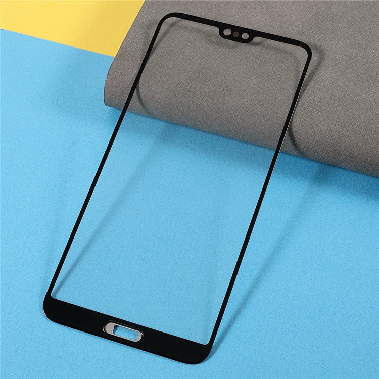 Front Outer Lens Glass Screen Replacement Repair Part (with Fingerprint Bracket) for Huawei P20 Pro
