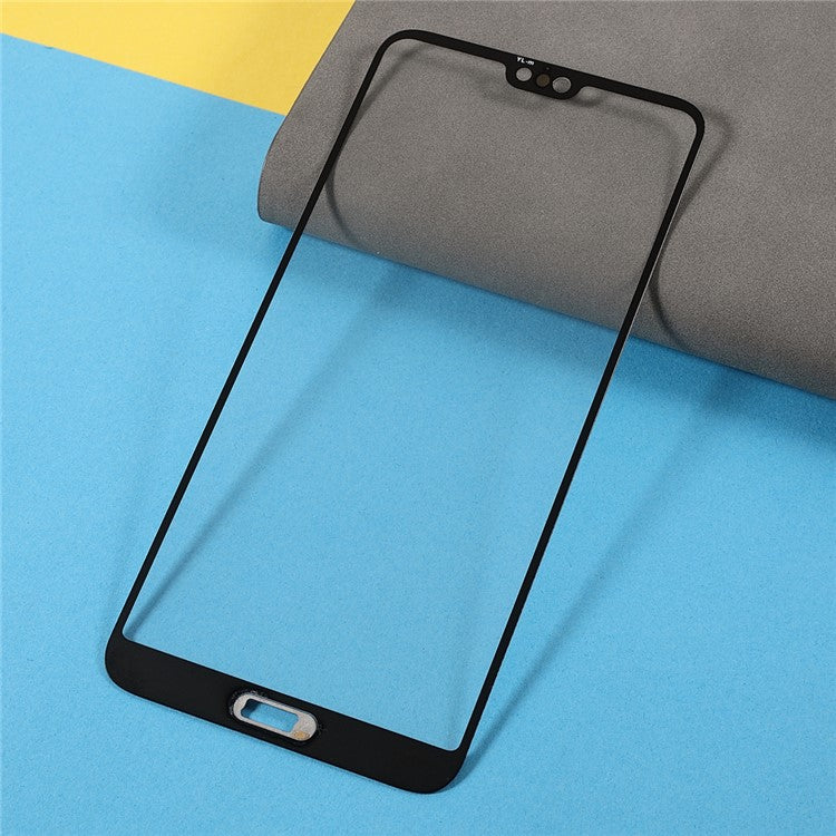 Front Outer Lens Glass Screen Replacement Repair Part (with Fingerprint Bracket) for Huawei P20 Pro